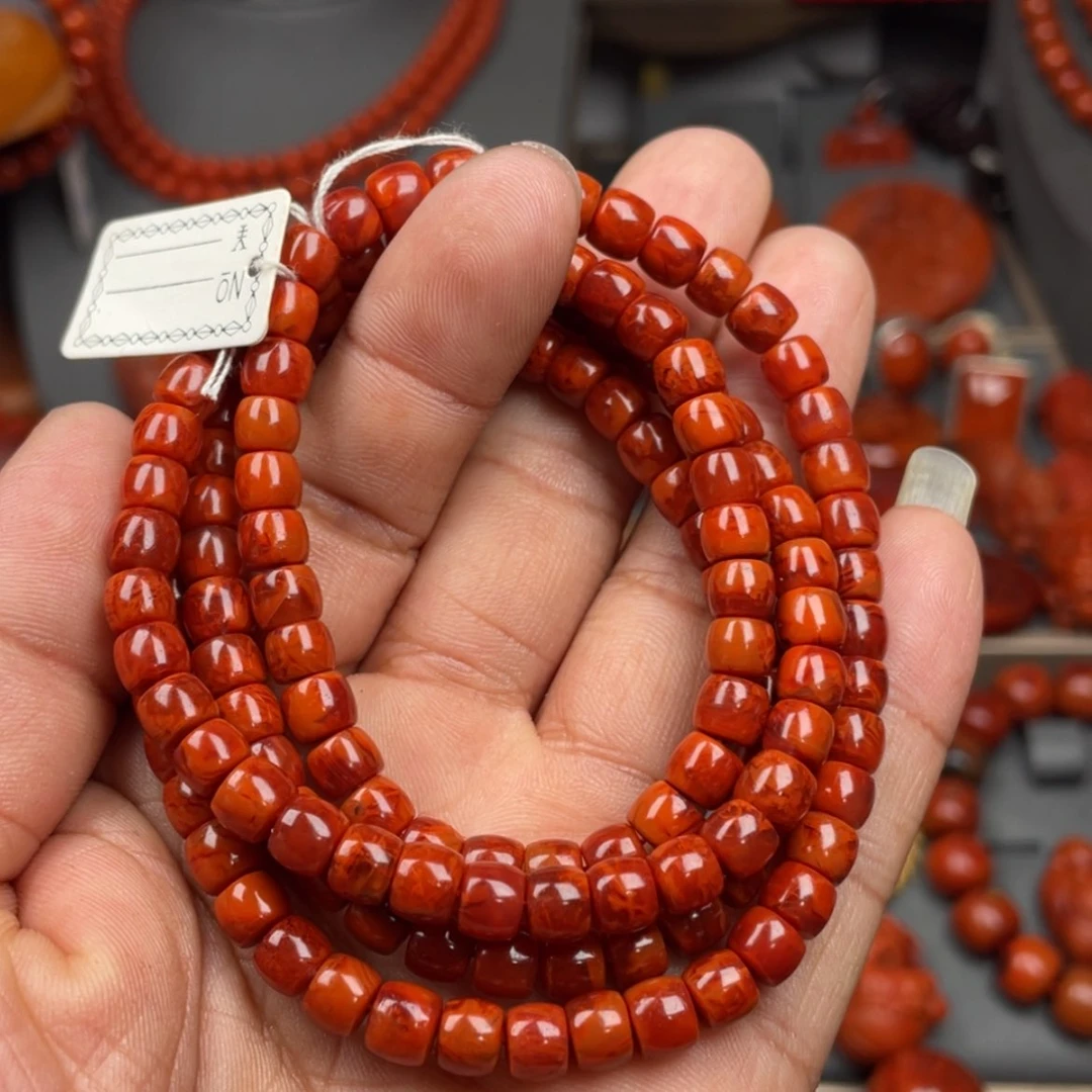 【闪购商品】南红玛瑙珠宝奇石未镶嵌多圈6