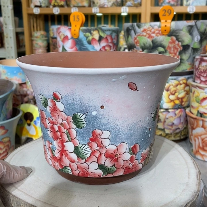 红陶景德镇艺术手绘作品