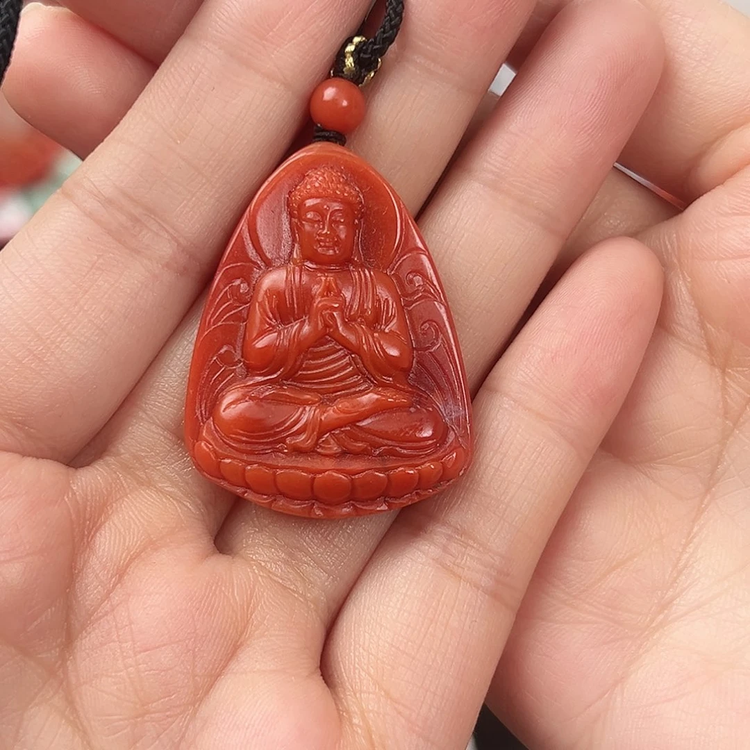 南红玛瑙未镶嵌吊坠