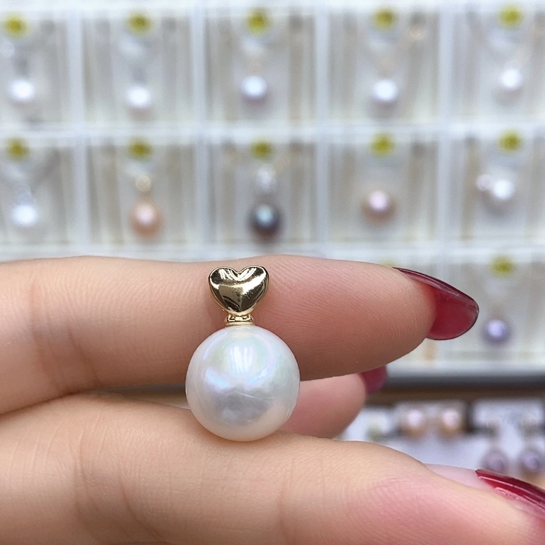 颈饰合金淡水珍珠