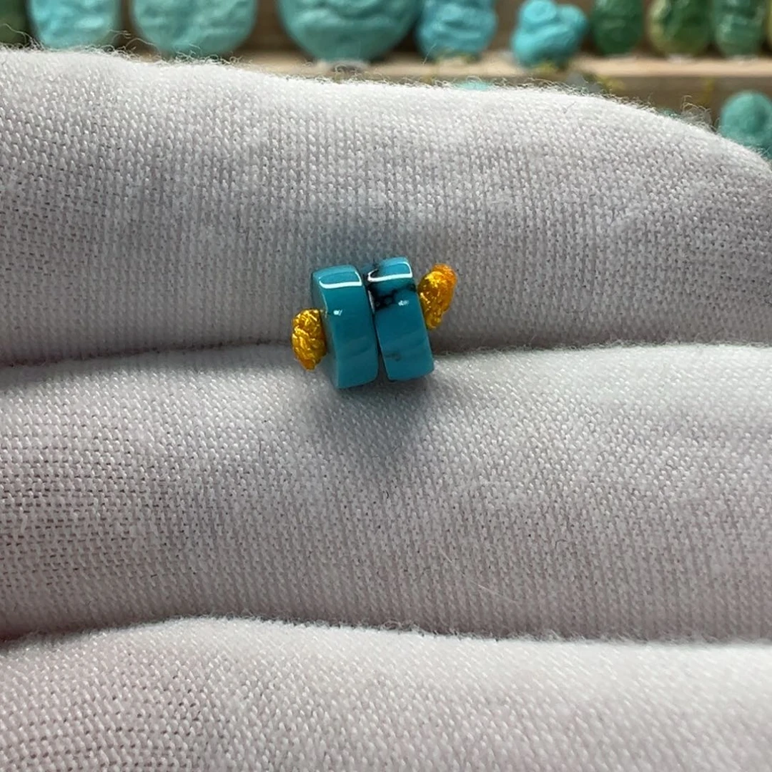 未镶嵌绿松石隔片6.6mm