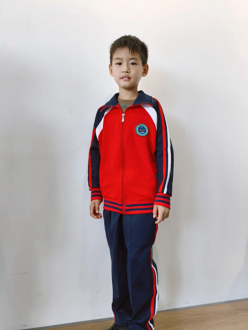 大邱庄镇胡连庄小学  学生同款校服舒适休闲松紧腰半身裙时尚短裤