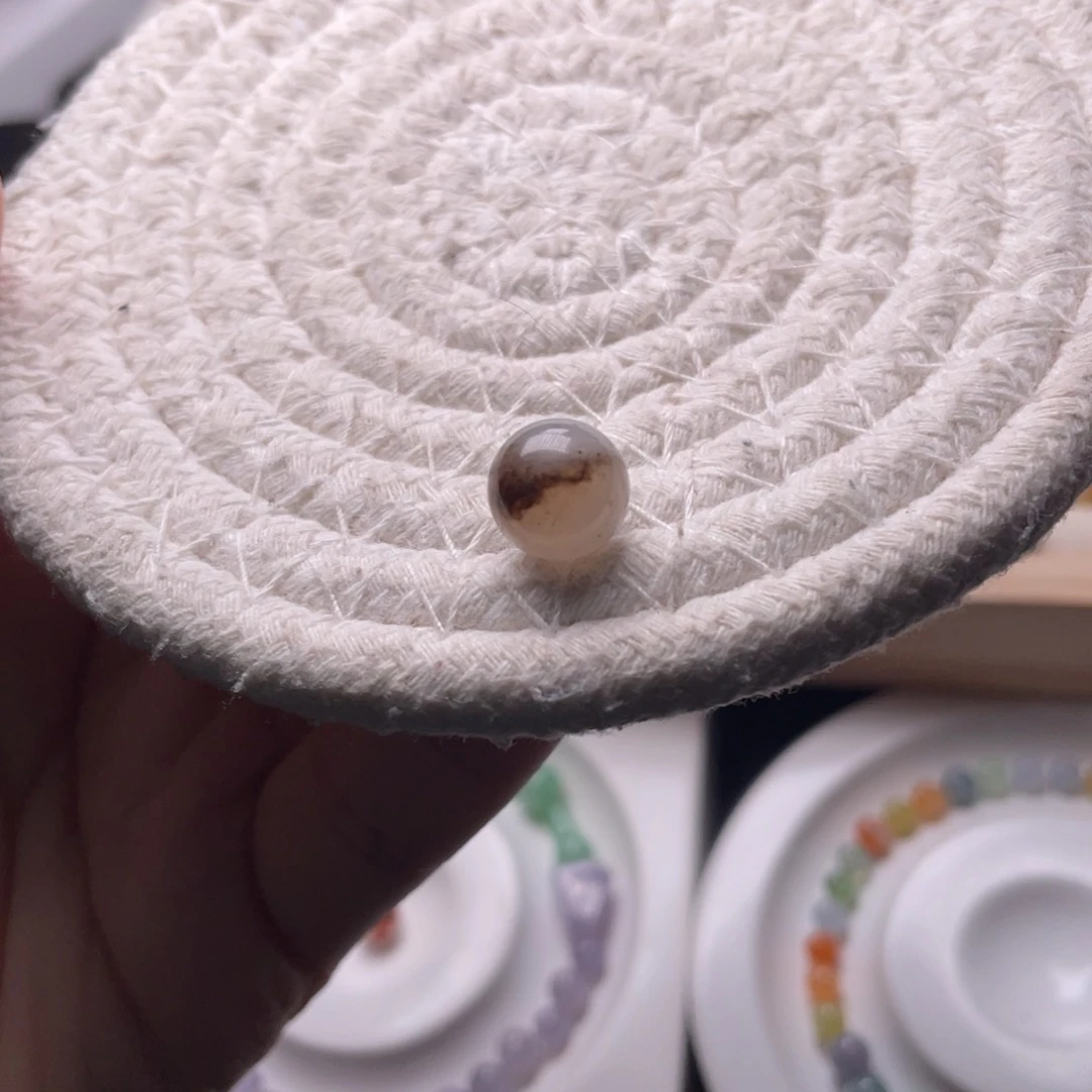 未镶嵌手链翡翠卡10咖色珠