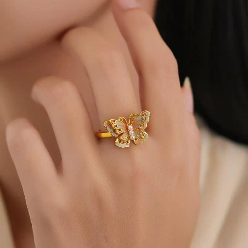 铜合金戒指 D105时尚气质优雅百搭戒指