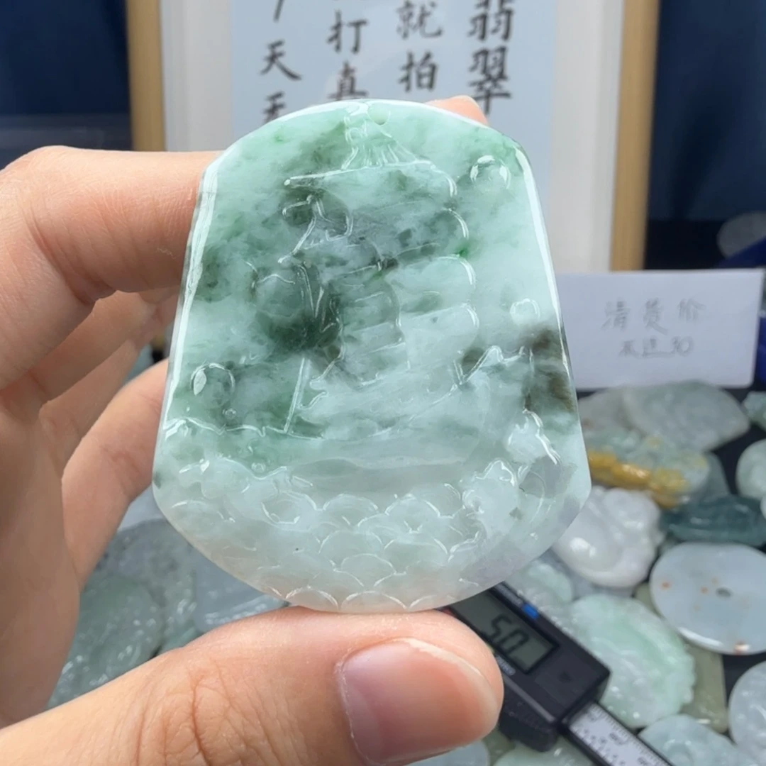 颈饰未镶嵌翡翠翡翠