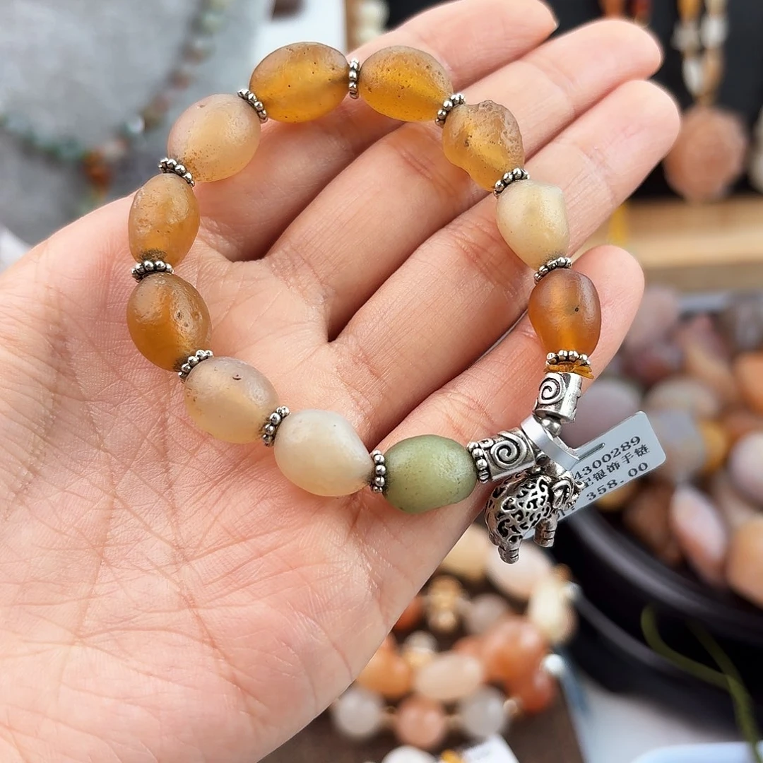 玛瑙/玉髓合金珠宝半成品