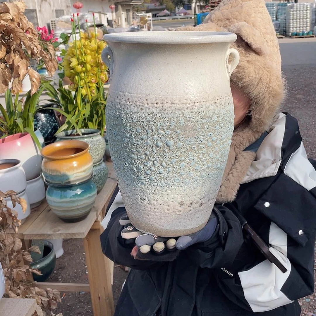 红陶王嫂花盆0205-639