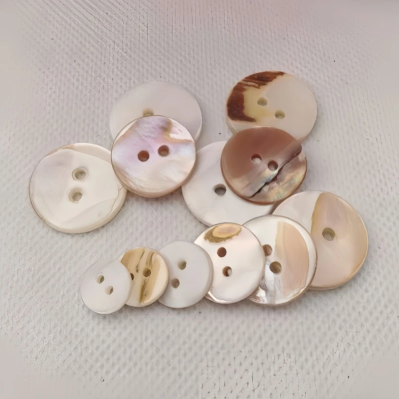 天然原色贝壳纽扣环保无毒童装扣毛衣开衫扣子大衣外套衬衫服装扣
