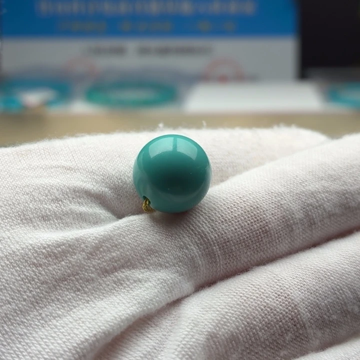 笑***湖绿松石未镶嵌珠宝奇石