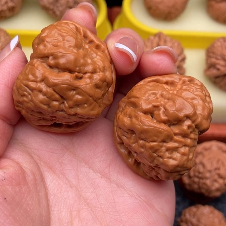 文玩核桃把件东**孩41精品延庆蛤蟆