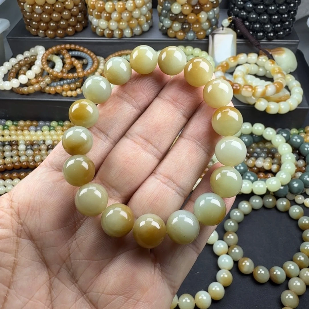 风***停和田玉未镶嵌手链