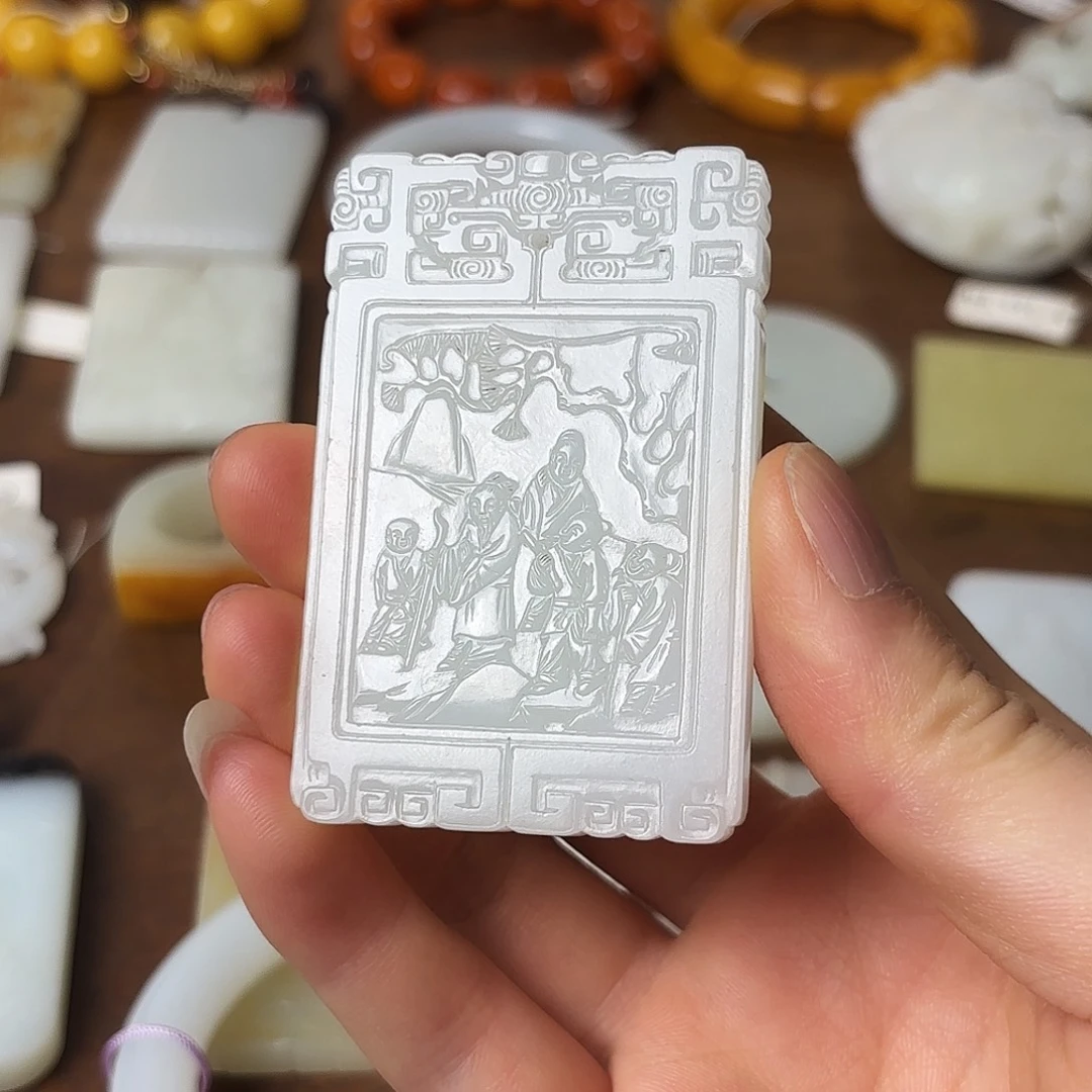 和田玉（糖玉）未镶嵌挂件