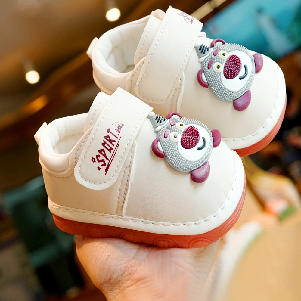 鸭学步鞋春秋新款初学者宝宝鞋子1-2岁婴儿鞋子软底防滑