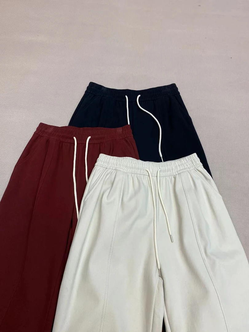 清仓福利款 【净版】百搭挽角 加绒加厚 休闲直筒裤- 1823