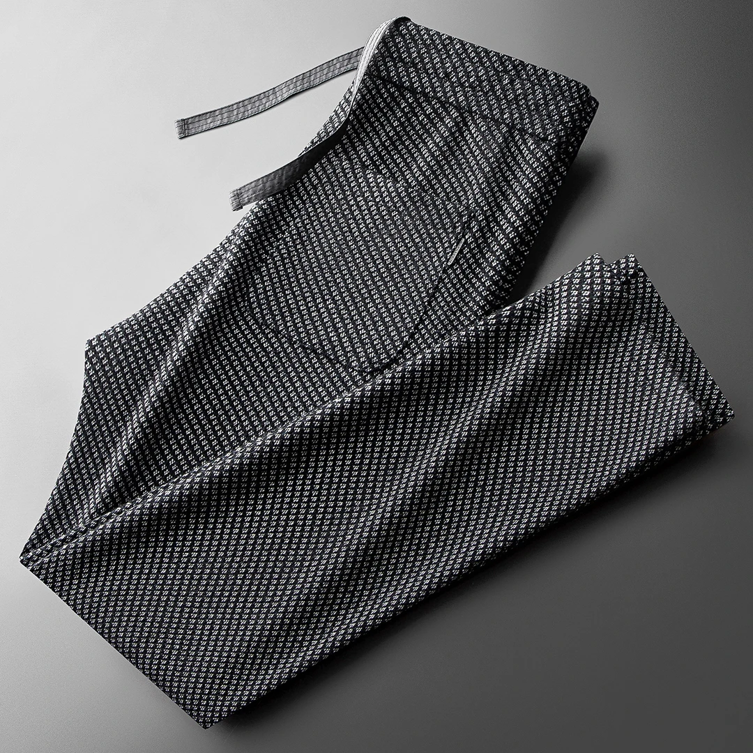 JOZDICE/纪治迪哲运动裤男士春夏微阔直筒休闲修身透气百搭运动裤