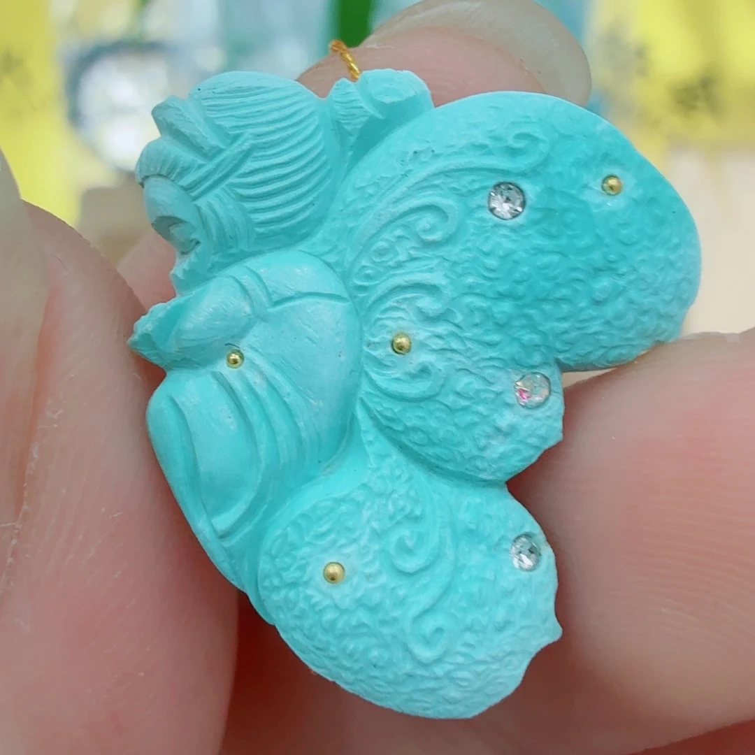 未镶嵌绿松石珠宝奇石