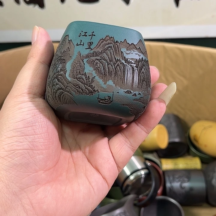 茶杯紫砂全手工紫砂主人杯