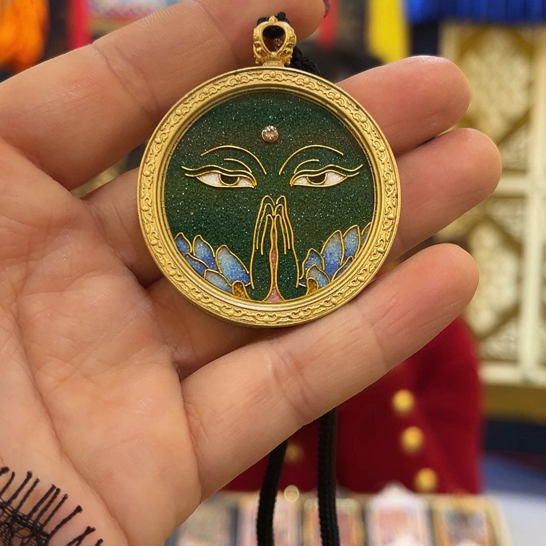 银S925热贡艺术唐卡