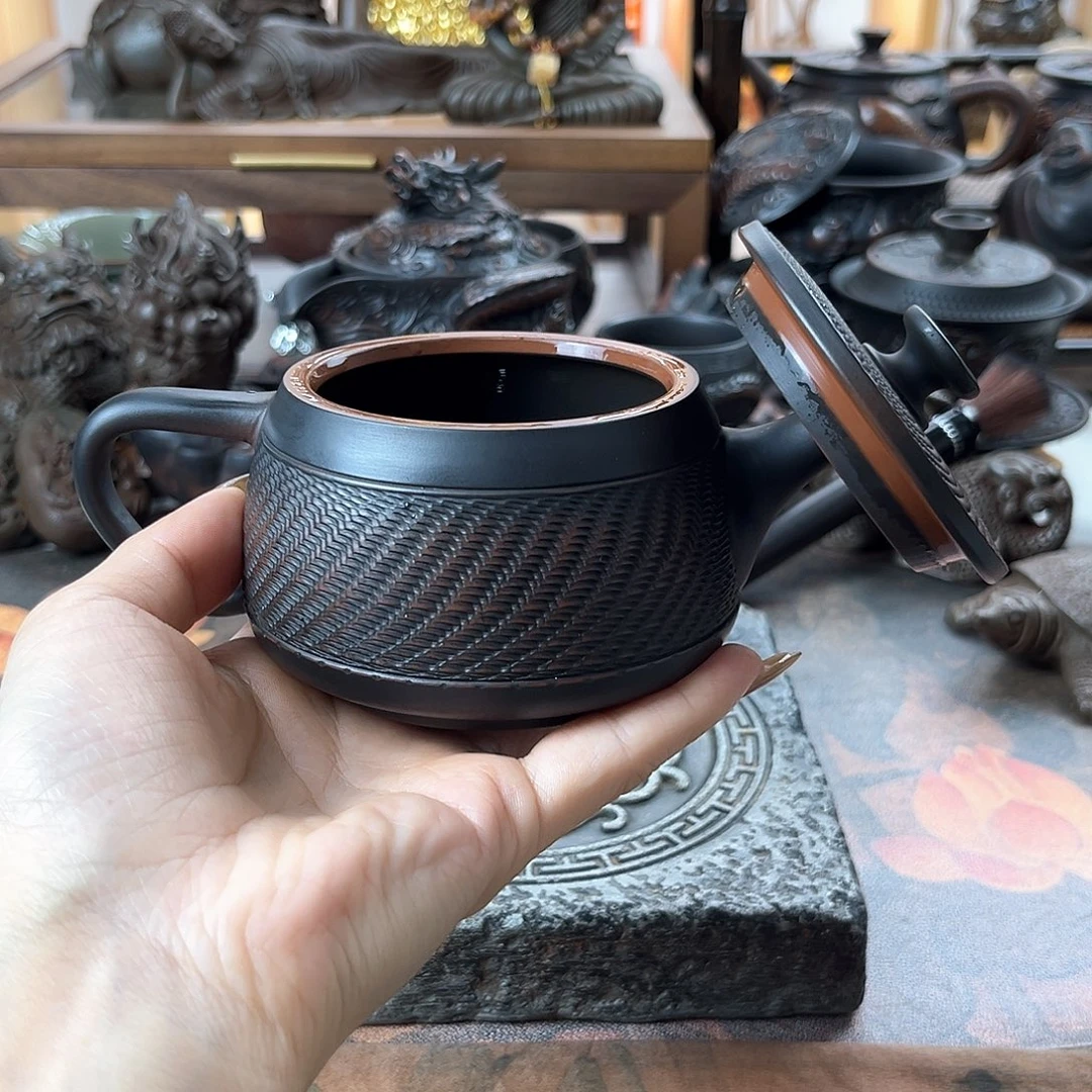 茶壶紫砂云南建水紫陶壶