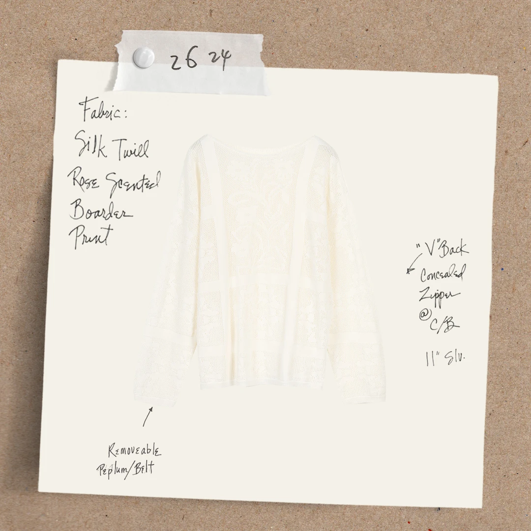 【非常夏日】天丝+亚麻超重工！蕾丝提花质感女装长袖T恤18919