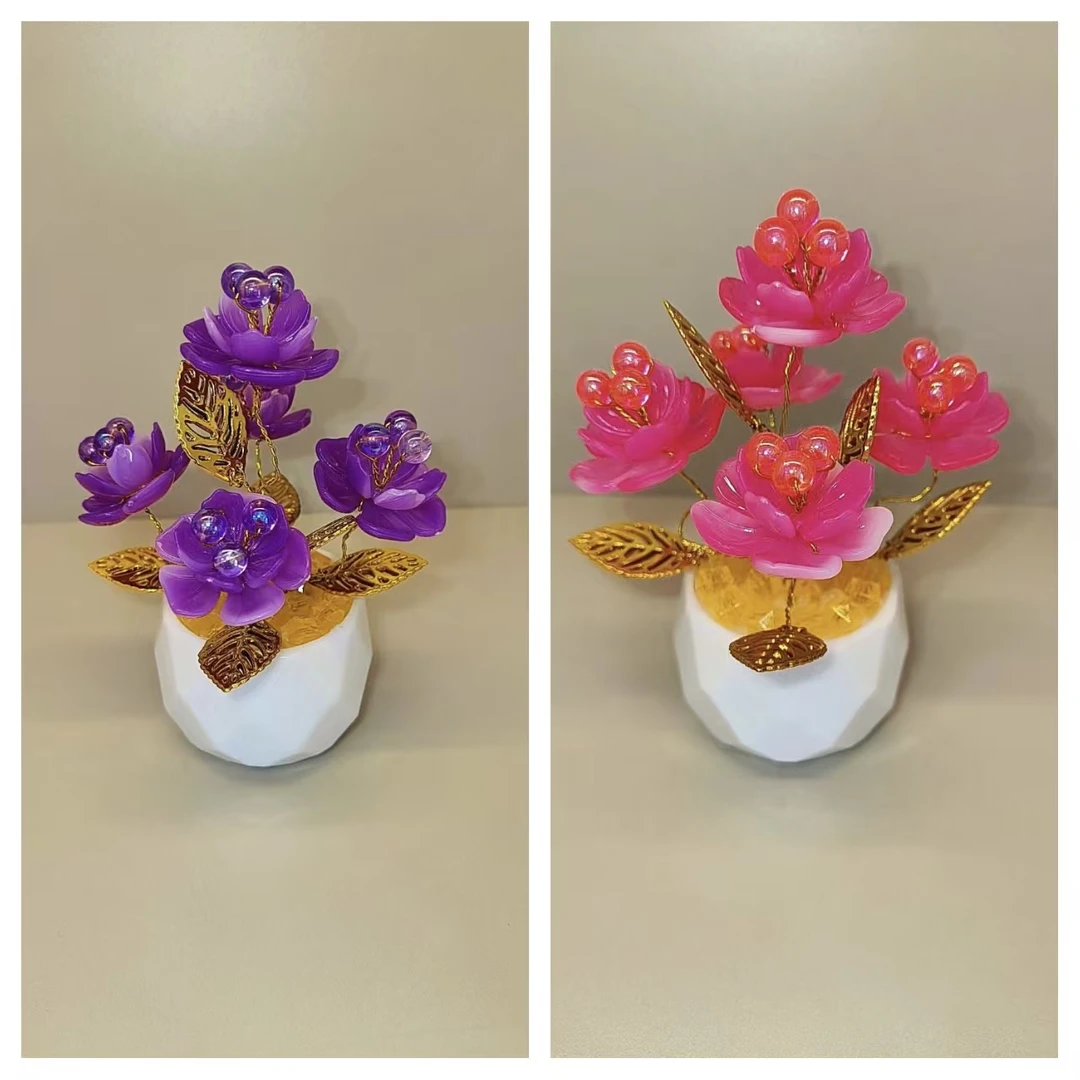 （二宝妈手工）花开富贵手工串珠材料包