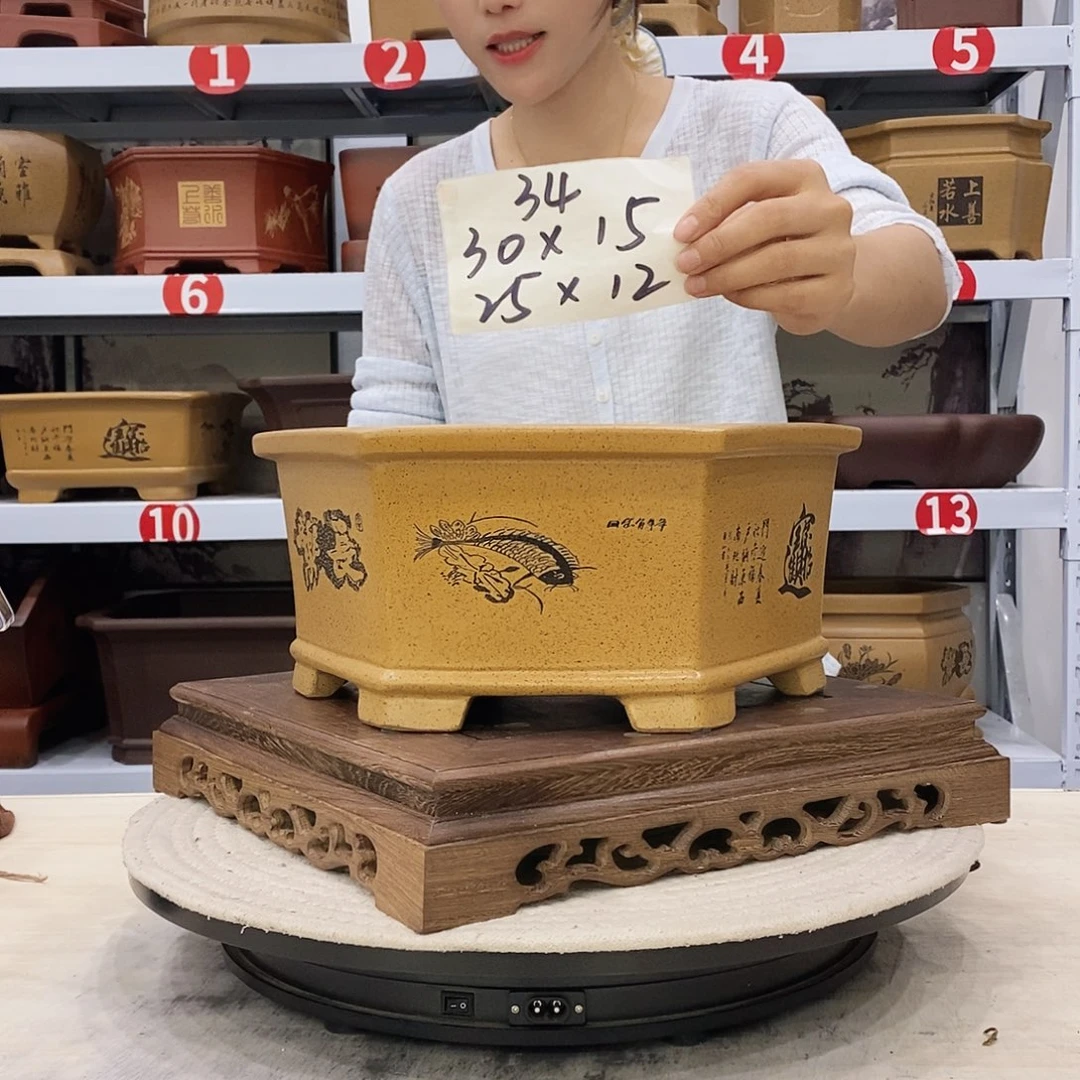 紫砂花盆紫砂花盆