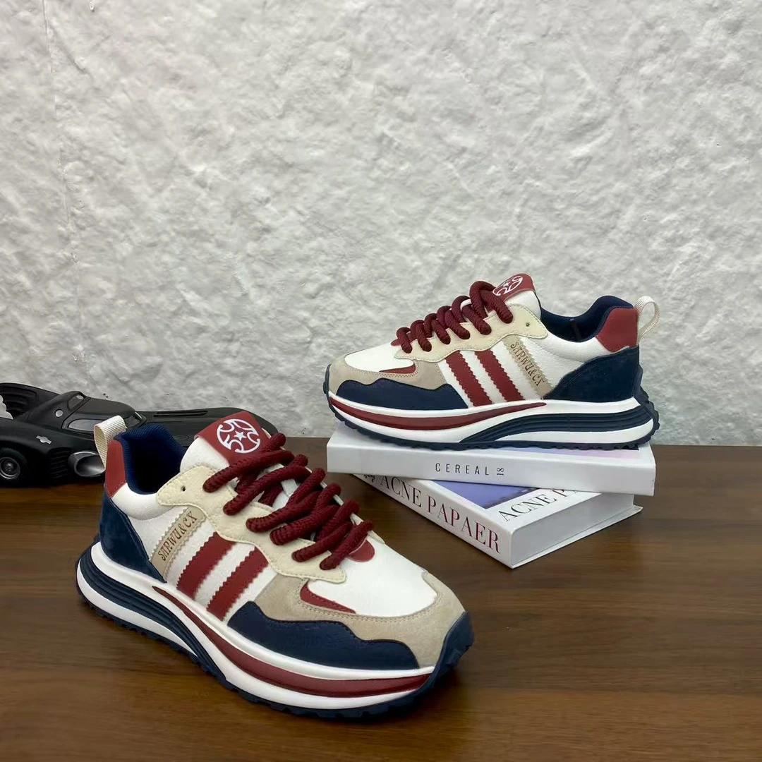 《广州潮品》888-259秋季阿甘鞋休闲时尚运动潮鞋软底跑步男式鞋子