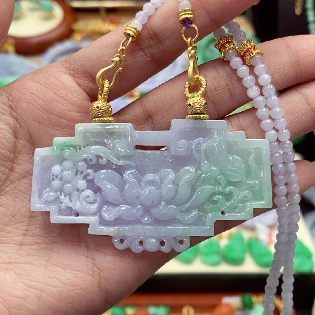 颈饰未镶嵌翡翠翡翠吊坠