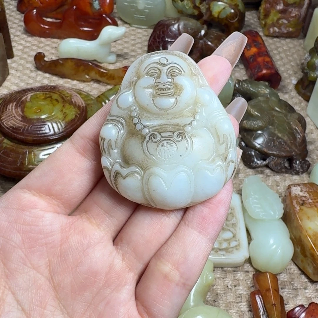 白玉菩提吊坠挂件