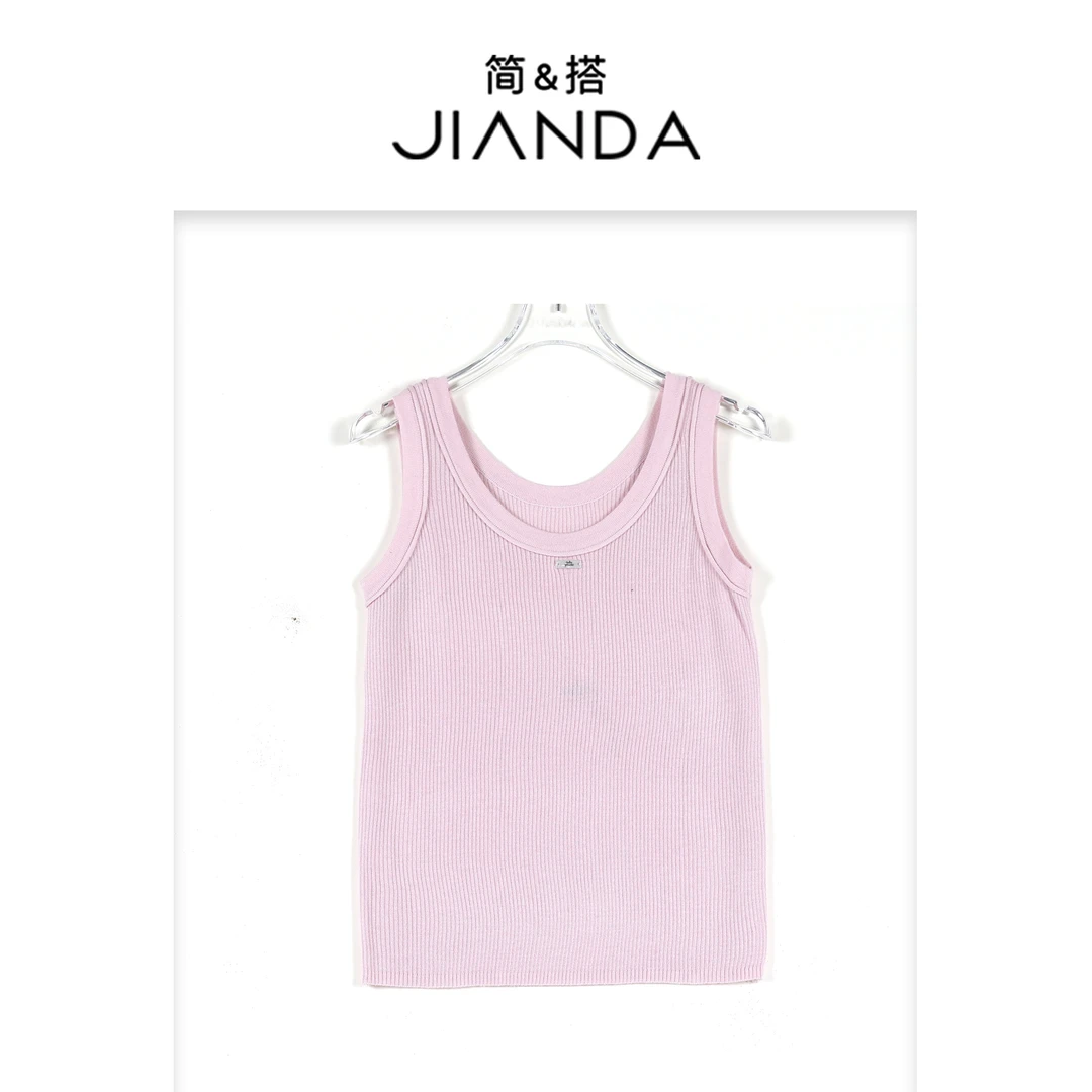 简&搭【千屿Sheila】竖纹百搭背心251-BX/0401-8738-1