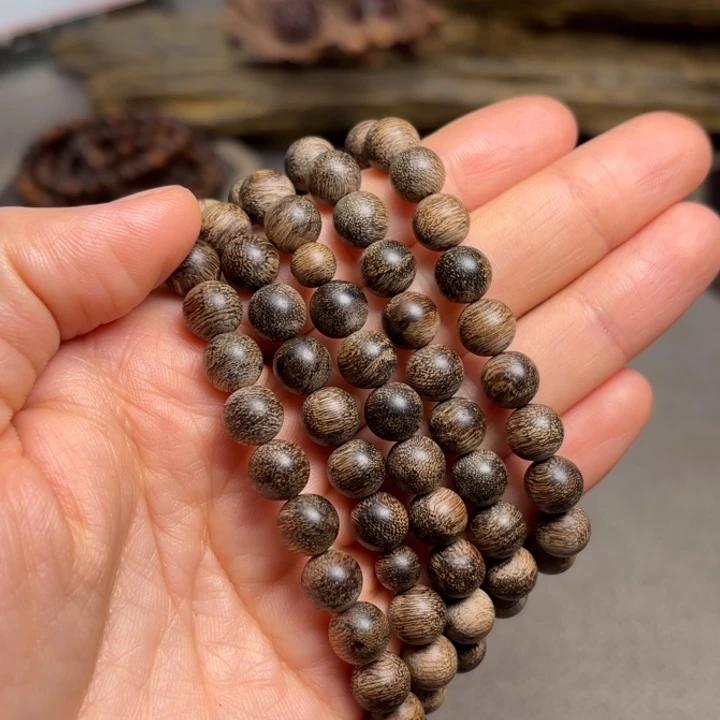 手串沉香越南芽庄白棋楠限量款0.8×108