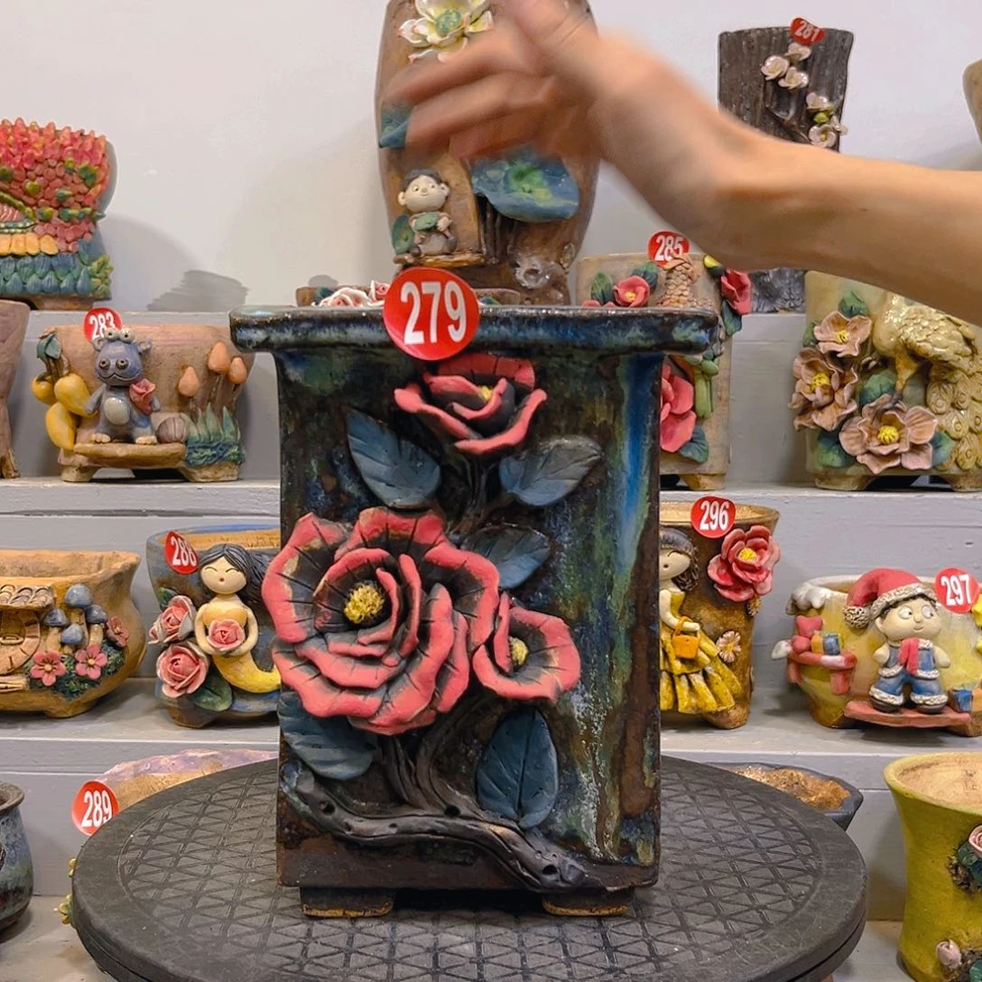微瑕279 号陶然花器厂家直销