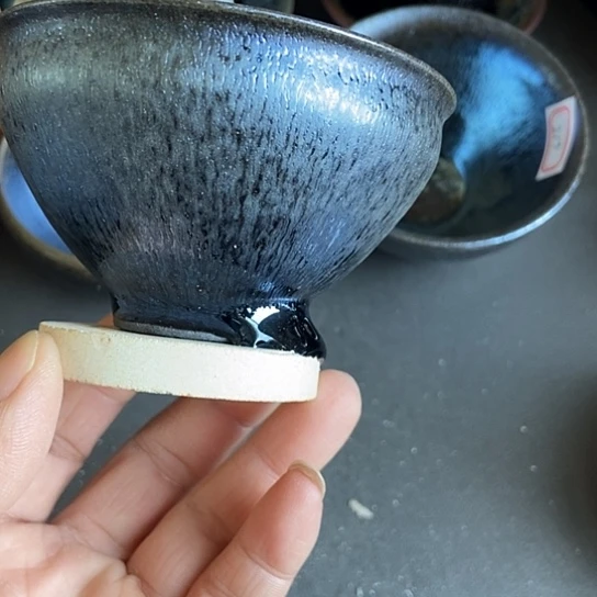 茶盏299 建窑建盏微瑕磨底