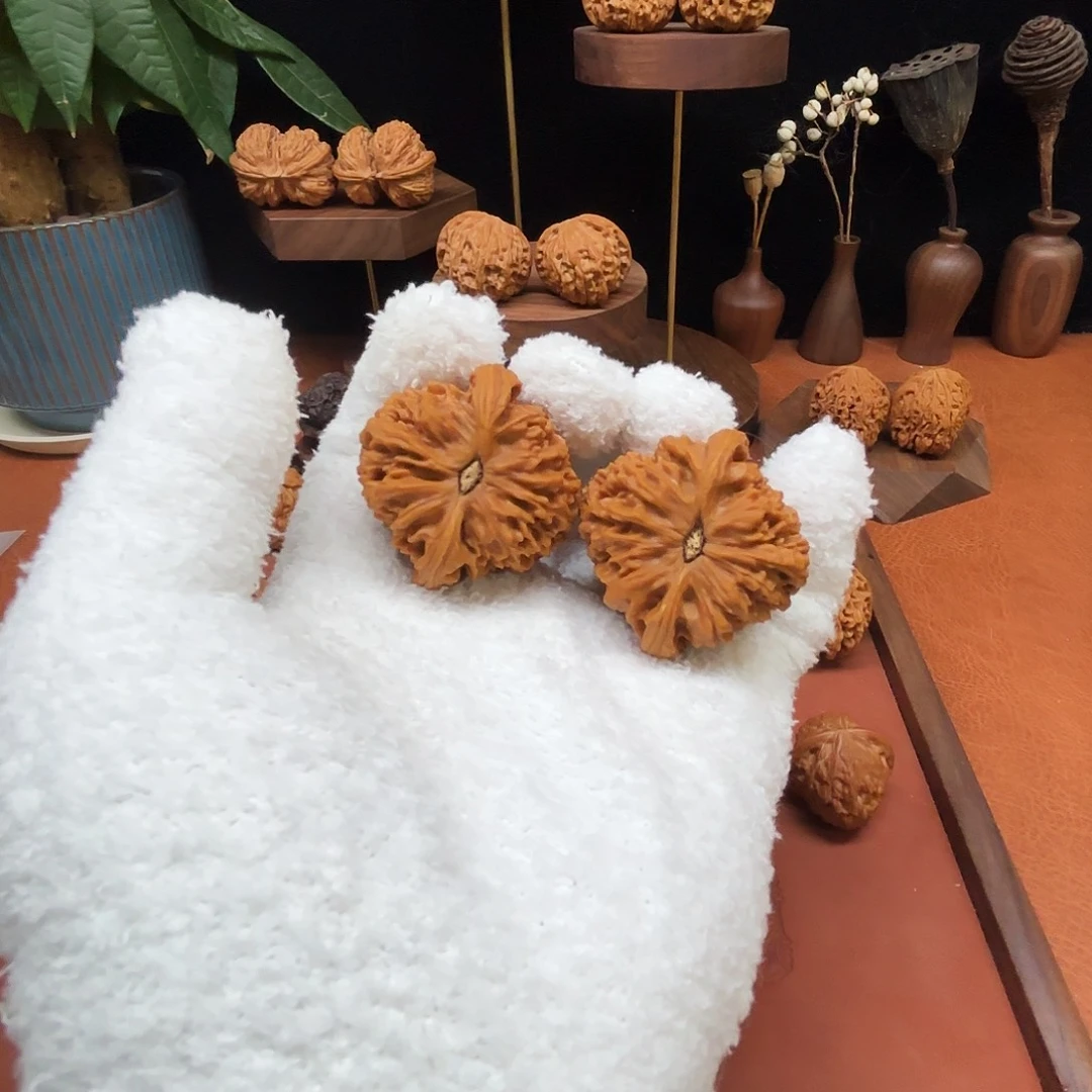 核桃把件董***长全品南疆石