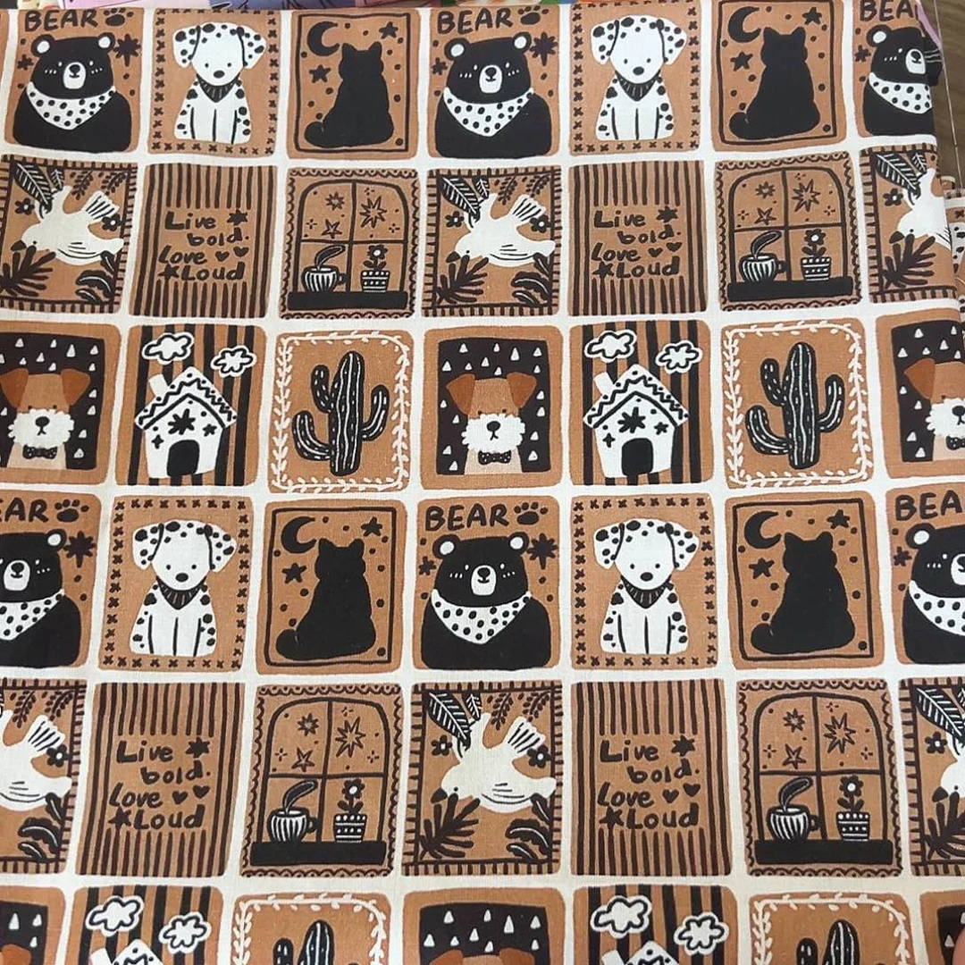 棉一米价纯棉平布1.1米宽果子布艺直播台地