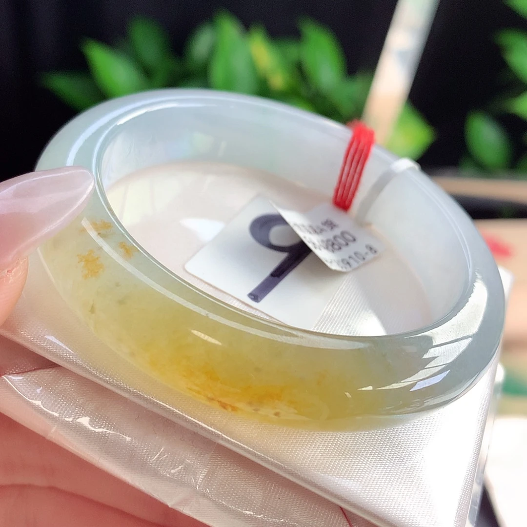 未镶嵌手镯翡翠天然A货翡翠56-57颜值担当 向阳而生7号