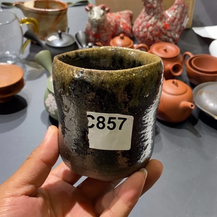 日本备前烧水屋杯大漏