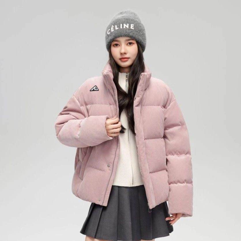 【午间风】女式短款立领羽绒服 3051
