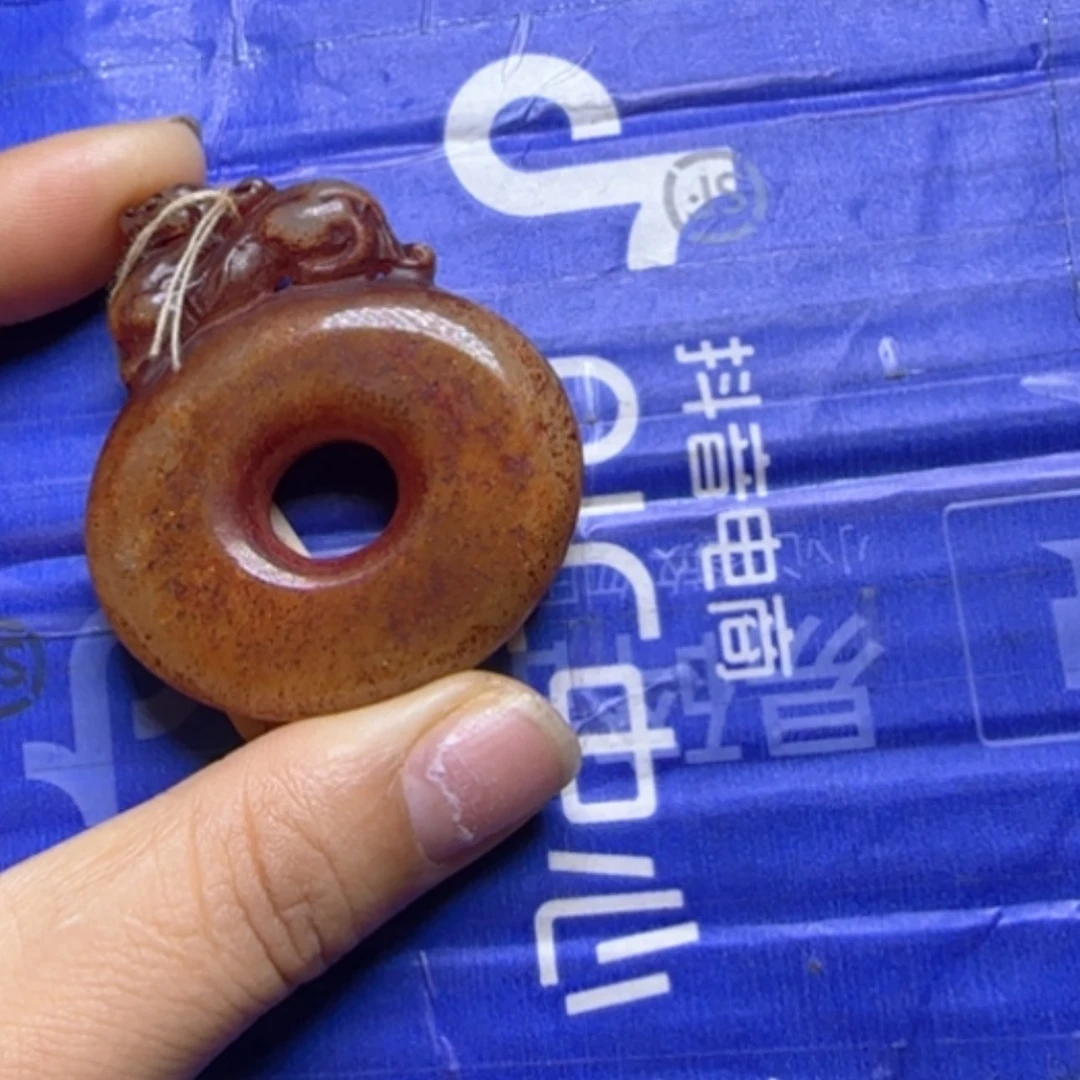【闪购商品】和田玉挂件未镶嵌染**年