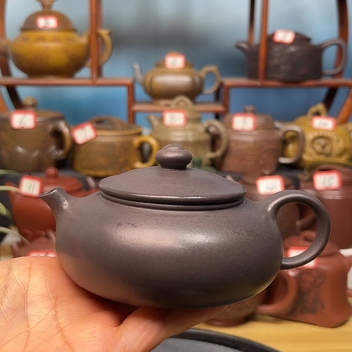 紫砂茶壶微瑕不带证书礼盒170cc