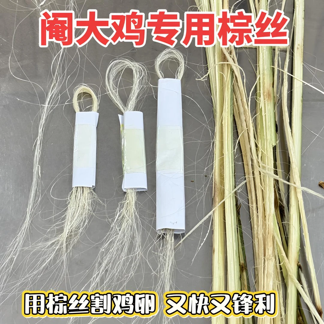 阉大鸡专用棕丝线  阉鸡线 棕树丝线阉鸡专用