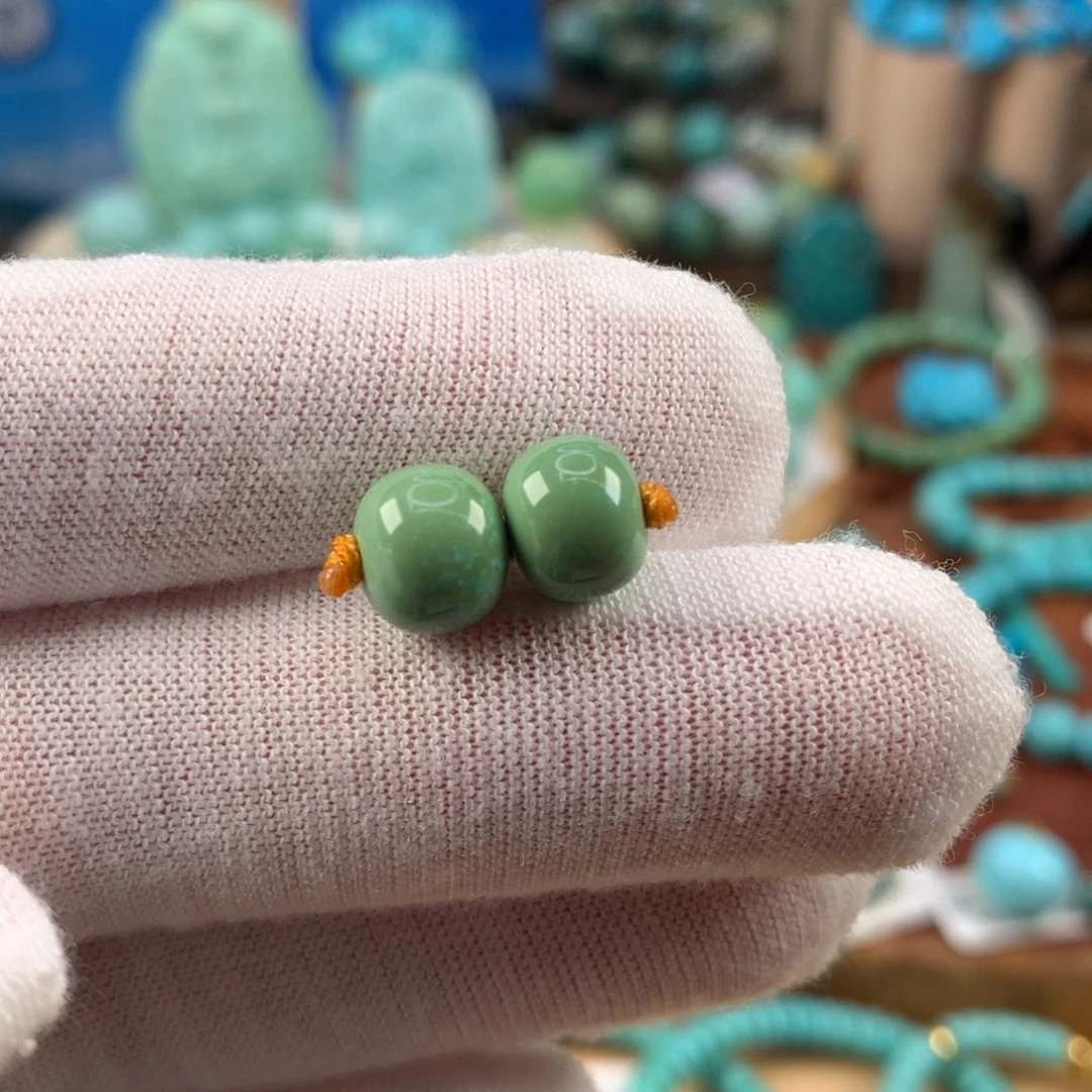 绿松石未镶嵌珠宝奇石9毫米