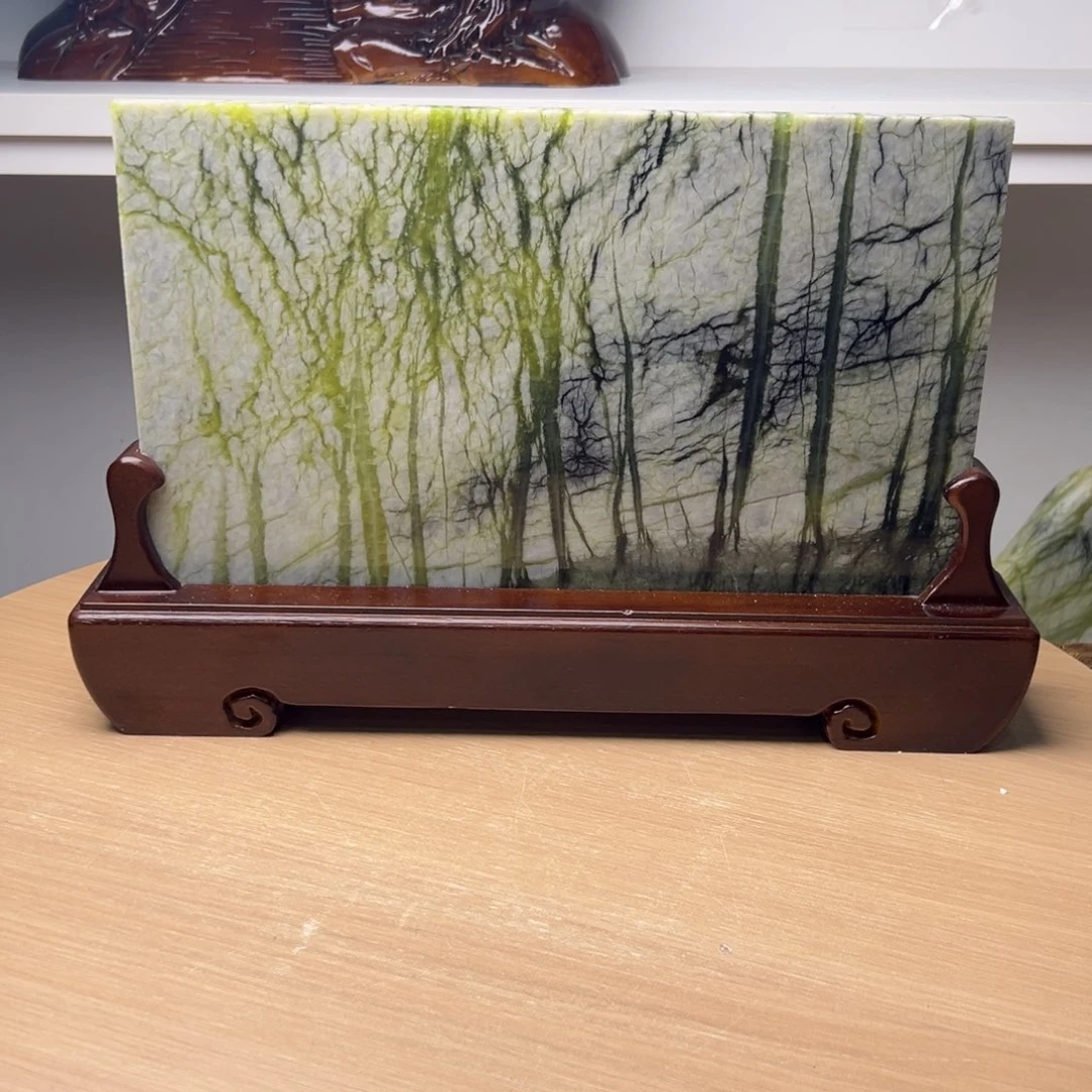 石材玉树石家居摆件