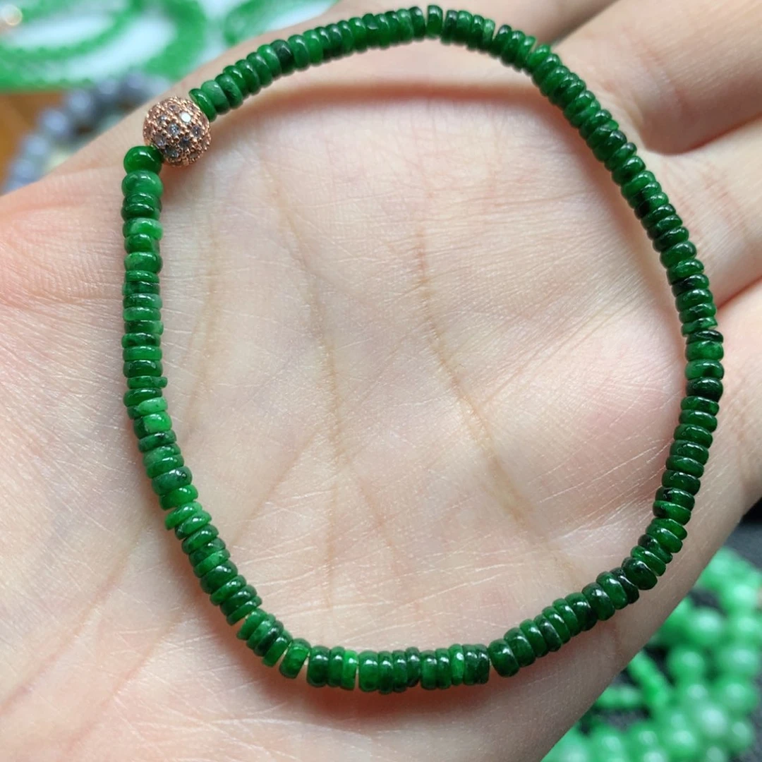 未镶嵌手链翡翠翡翠