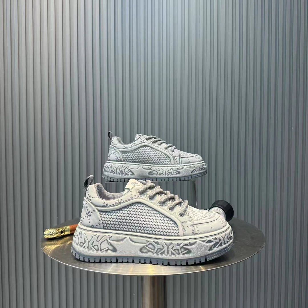 男士增高厚底秋季小白鞋增高舒适男鞋潮流