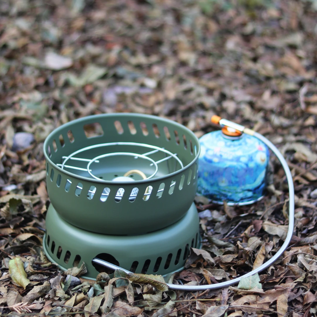 《出口捷克》户外战术性装备防风炉分体式气炉高寒专用炉头