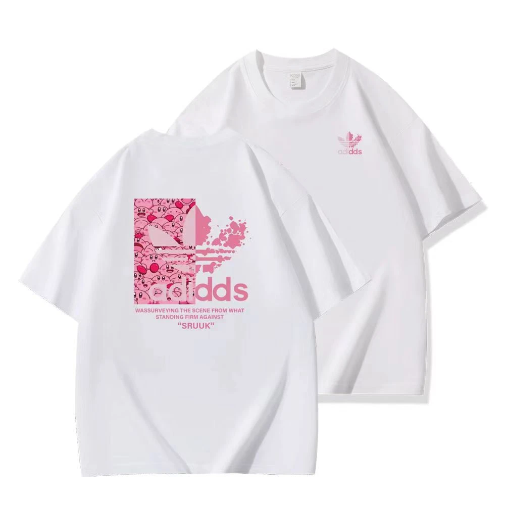 【一折粉丝福利】潮牌男女同款圆领百搭T恤-双