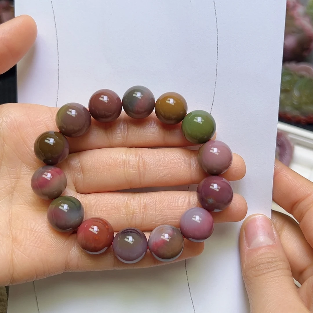 释***普玛瑙/玉髓未镶嵌定制手串