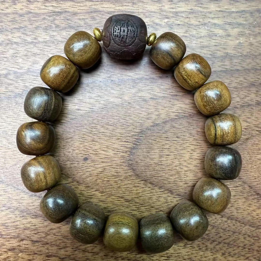 A207沉香木串单圈手串（多样性发其一）12mm