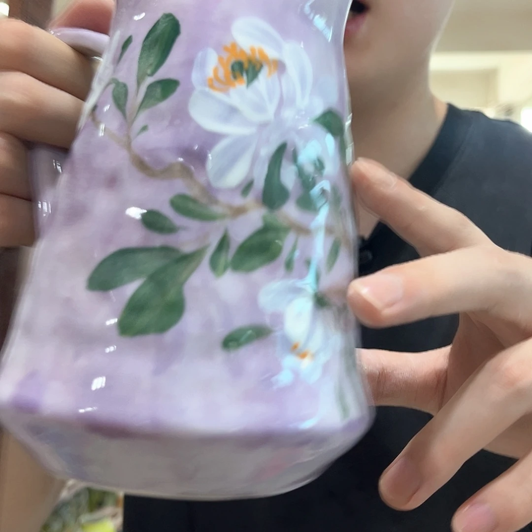 陶瓷手工手绘到手一个26-7